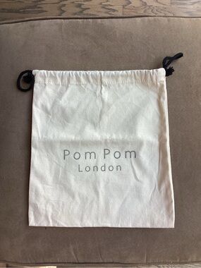 Pom Pom London Cream Drawstring Dust Bag